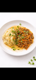 Beef Picadillo + Mashed Potatoes